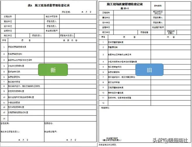 《建设工程施工质量验收统一标准》GB50300-2013配套验收资料表格