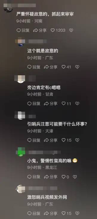 女子挑衅站岗哨兵后续：央视军事发声，网友质疑其真实目的