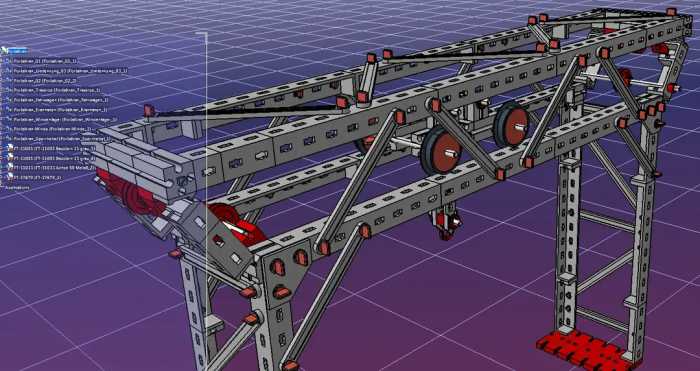 Portal crane门式起重机3D数模图纸 STP格式