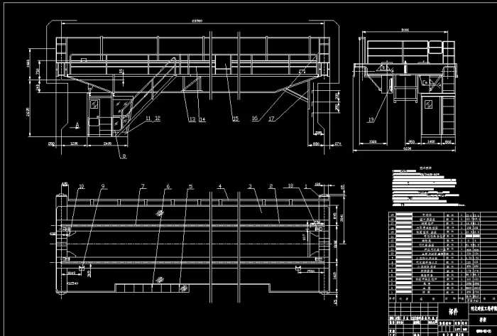 QD20t-25.5m箱形双梁桥式起重机主梁及端梁设计 机械设计模具数控