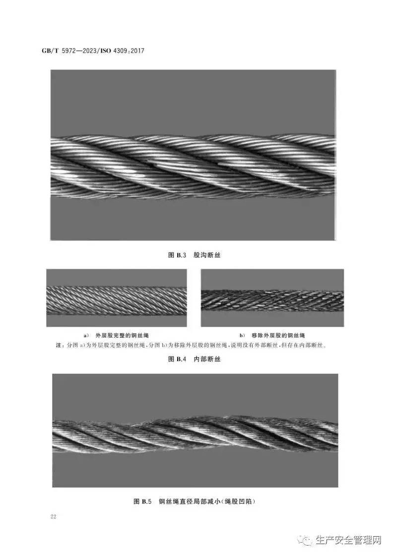 【pdf】GB T 5972-2023 起重机 钢丝绳 保养、维护、检验和报废