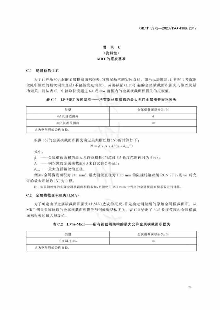 12月实施新标--GBT5972-2023 起重机 钢丝绳 保养、维护、检验和报废