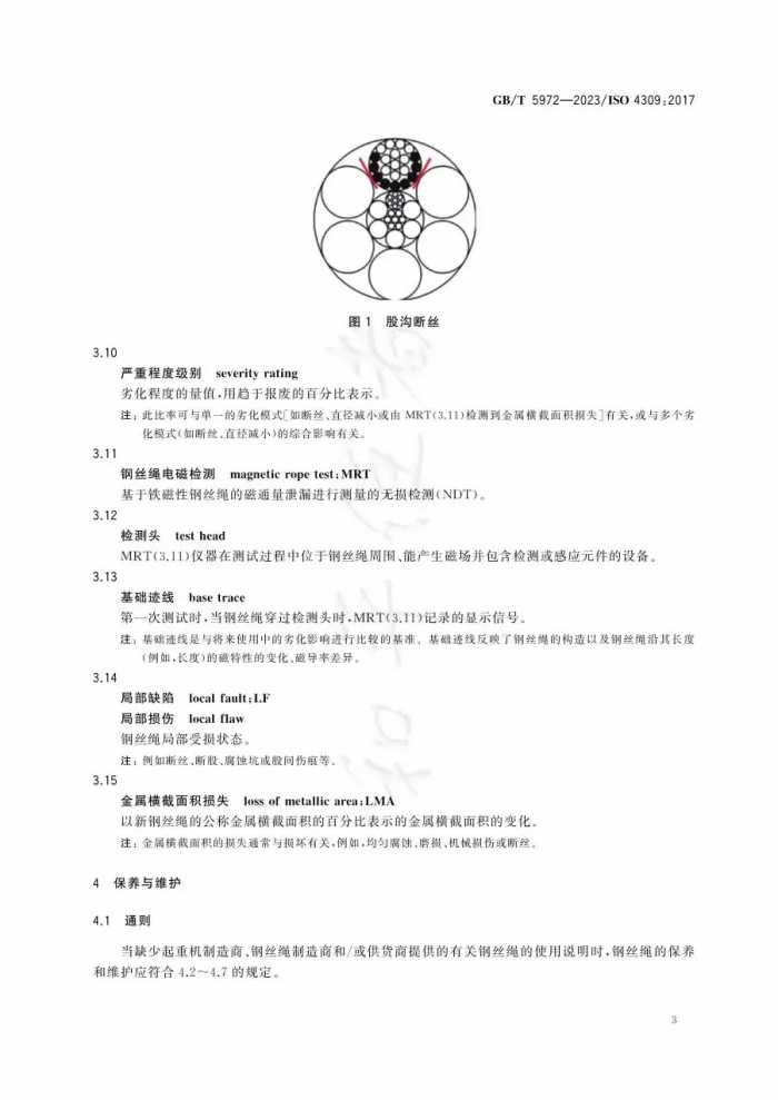 12月实施新标--GBT5972-2023 起重机 钢丝绳 保养、维护、检验和报废