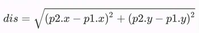 这道题你还会吗？求两个点之间的距离