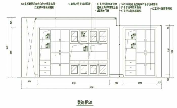 《超全酒柜CAD设计模块》丨吧台家装酒柜丨欧式美式实木 板式