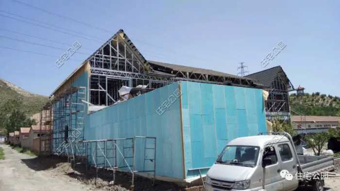 河北农村110万建二层轻钢别墅，工作居住两不误