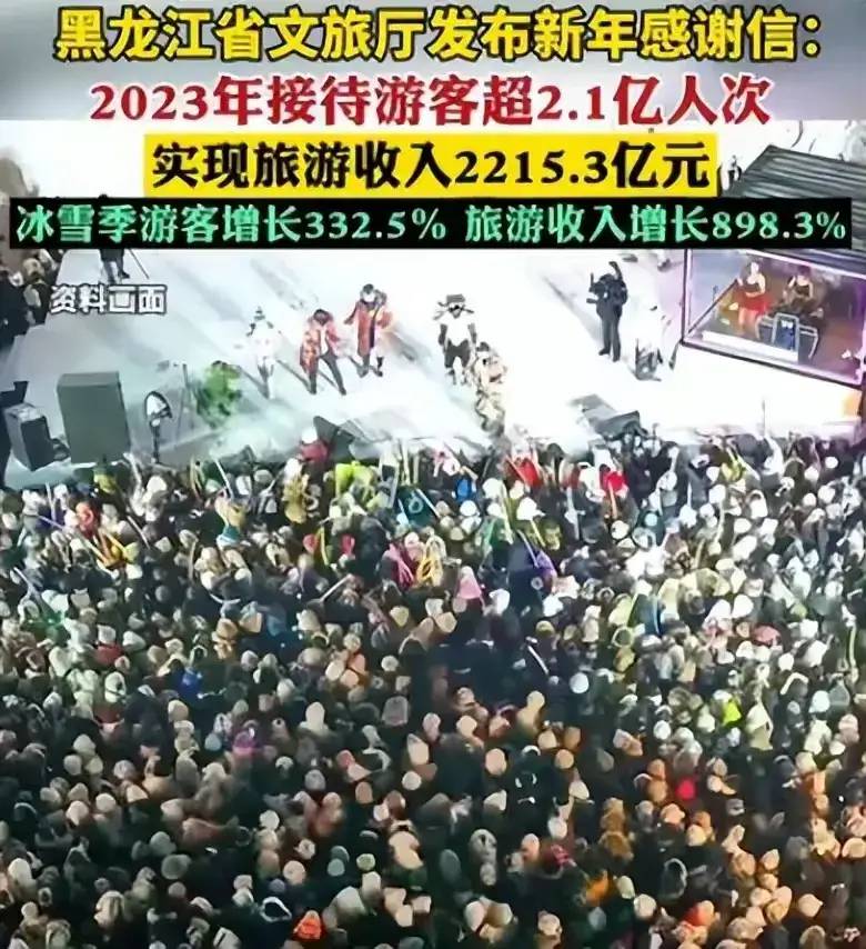 笑死了！黑龙江发感谢信，2023年旅游收入2215亿，评论区笑不活了