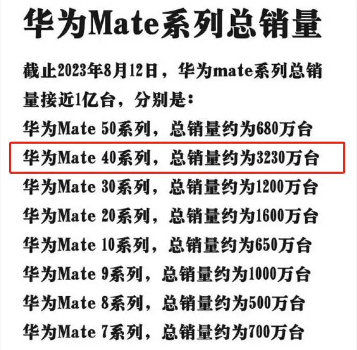 牛皮吹破了，华为Mate60，5个月销量超3000万？太扯淡了