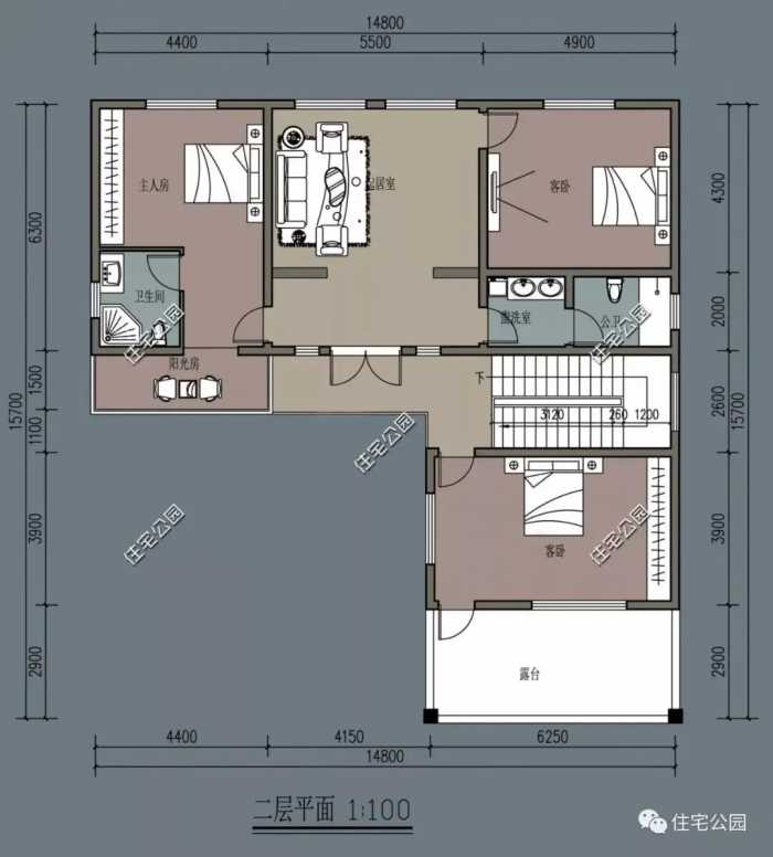 百世流传中式风，农村自建16×18米中式小院，还有中式装修效果图