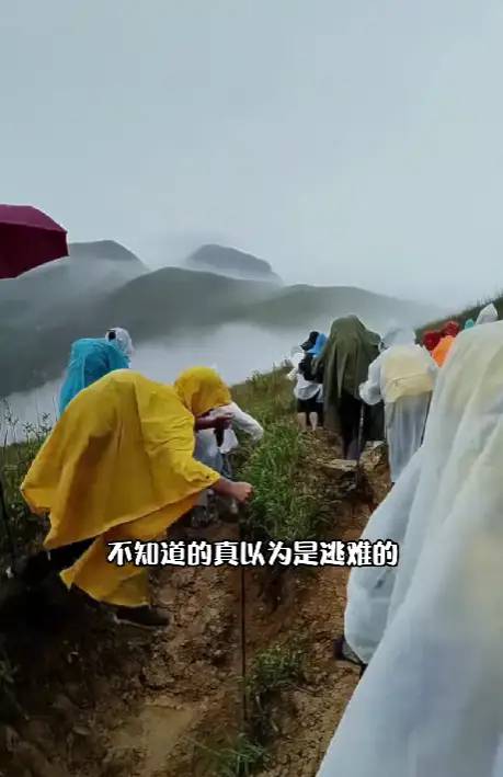 武功山五一“雨中游”成热门话题：狼狈背后是难忘的记忆