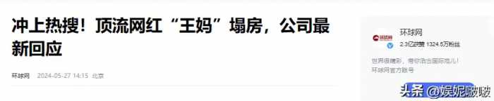 破防了！王妈两个月广告收入960万！人民日报：成了她讽刺的样子