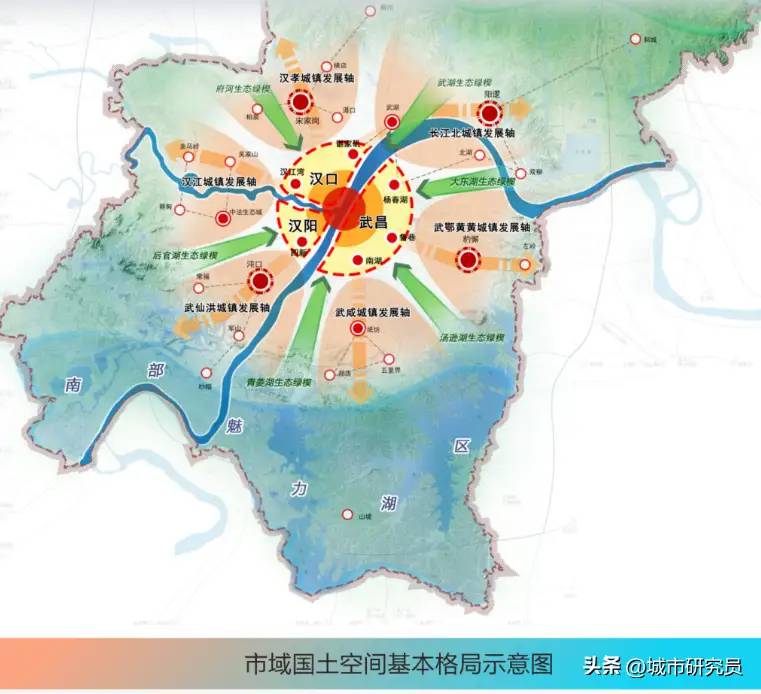 武汉雄心勃勃：打造“1主城+4副城”空间格局！冲刺中国一线城市