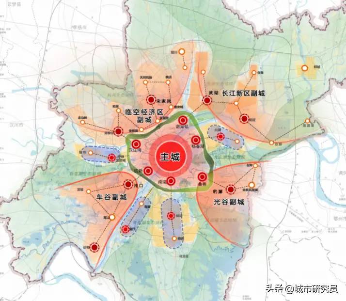 武汉雄心勃勃：打造“1主城+4副城”空间格局！冲刺中国一线城市