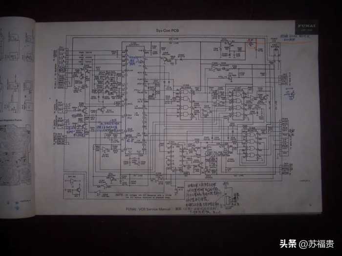 80年代的录像机电路有多复杂