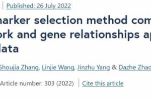 东北大学结合图神经网络和基因关系的方法，用于生物标志物选择