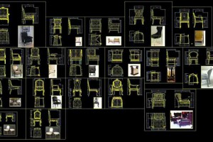 现代轻奢欧式家具cad施工图餐桌床椅子柜子沙发CAD三视图室内设计